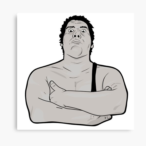 Andre The Giant Canvas Prints Redbubble