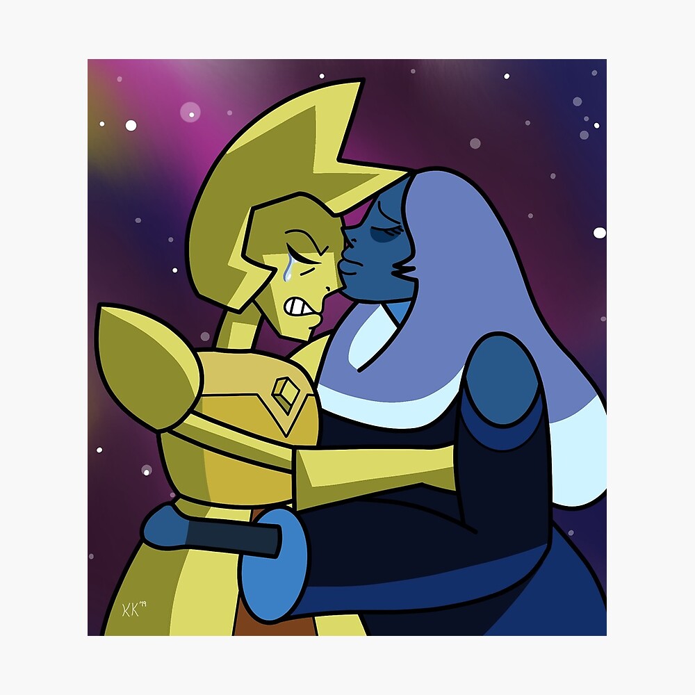 Blue and Yellow Diamond from Steven Universe