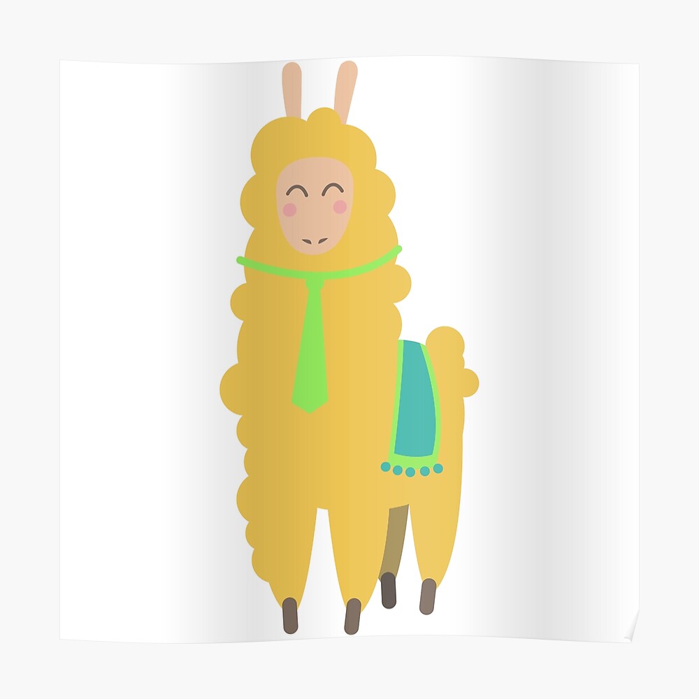 Lama Alpaka Geschenk Comic Niedlich Tier Zoo Kamel Sticker Von Franja2 Redbubble