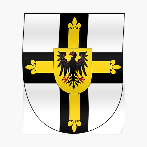 Teutonic Order Shield Poster