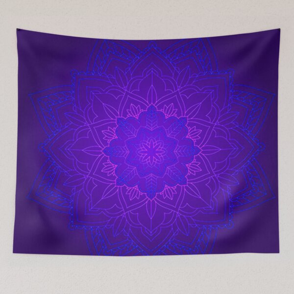 Item preview, Mandala Design Purple, Blue & Pink Faith Symbol Graphic Design Gifts designed and sold by tamdevo1.
