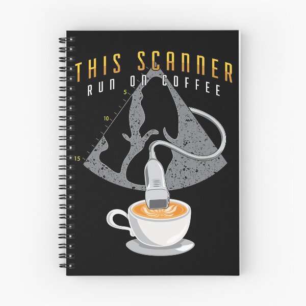 Item preview, This Scanner Run On Coffee Echocardiography Gift designed and sold by javaneka.