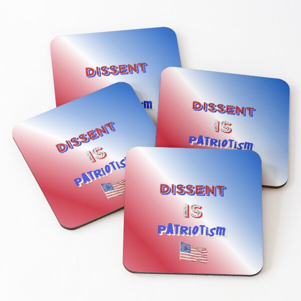 Item preview, Dissent Is Patriotism Political Message designed and sold by CharJens.