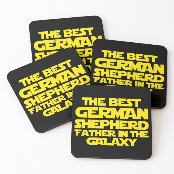 Item preview, The Best German Shepherd Father in The Galaxy Yellow designed and sold by HelloFromAja.