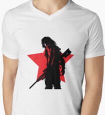 The Winter Silhouette Men's V-Neck T-Shirt