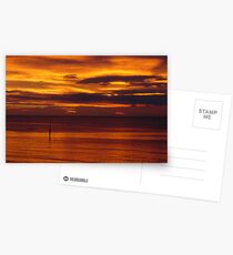 Sunset in Rhyl Postcards