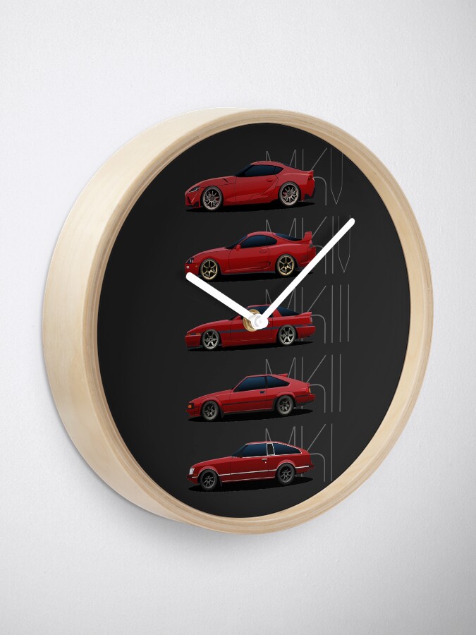 Alternate view of Toyota Supra Generations Clock