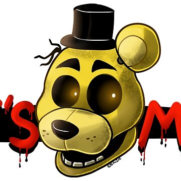 FNAF Golden Fredbear Art Print by Bloo McDoodle