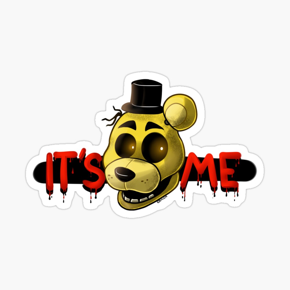 FNAF Golden Fredbear Art Print by Bloo McDoodle