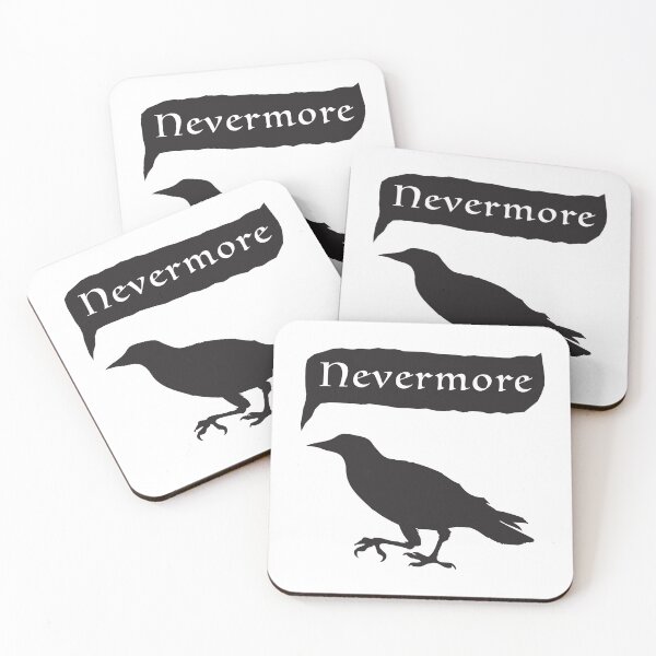 Item preview, Black raven saying NEVERMORE designed and sold by jazzydevil.