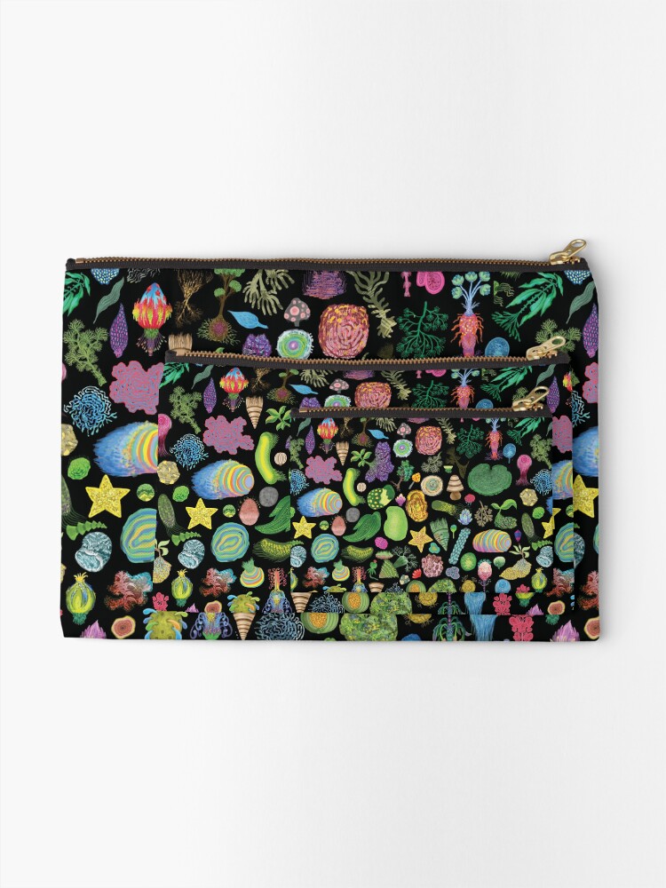 Alternate view of Tasty Slugs & Tasty Cacti: extra Variation Zipper Pouch