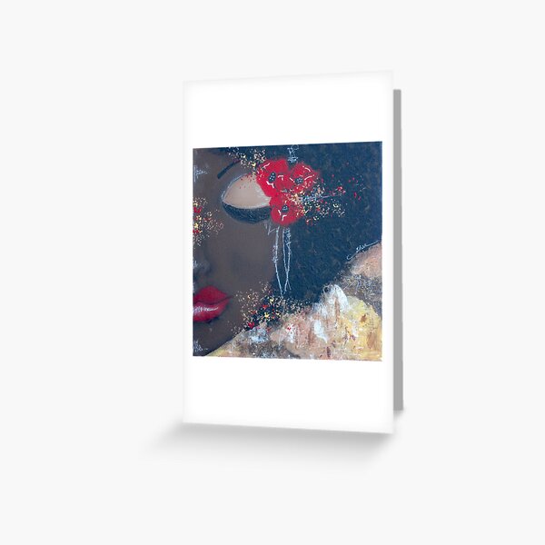 Sassy Girl Nicole Greeting Card