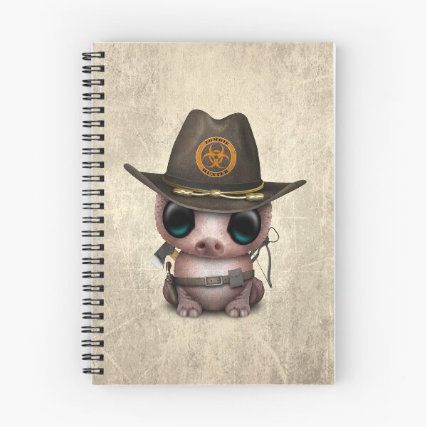 Item preview, Cute Zombie Hunter Baby Pig designed and sold by JeffBartels.
