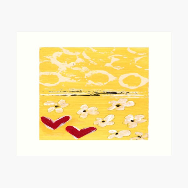 YELLOW LOVE Art Print