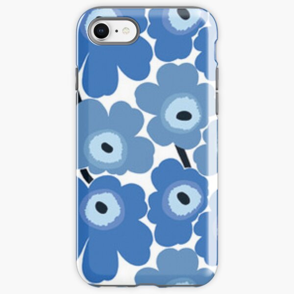 Marimekko Blue Floral Print iPhone Tough Case