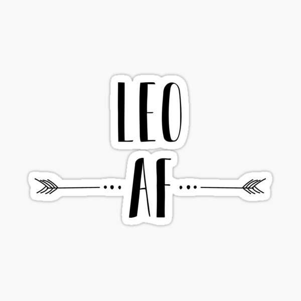 Leo AF Sticker