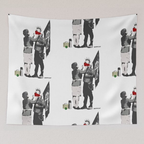 Item preview, Banksy Punk designed and sold by bibinik.