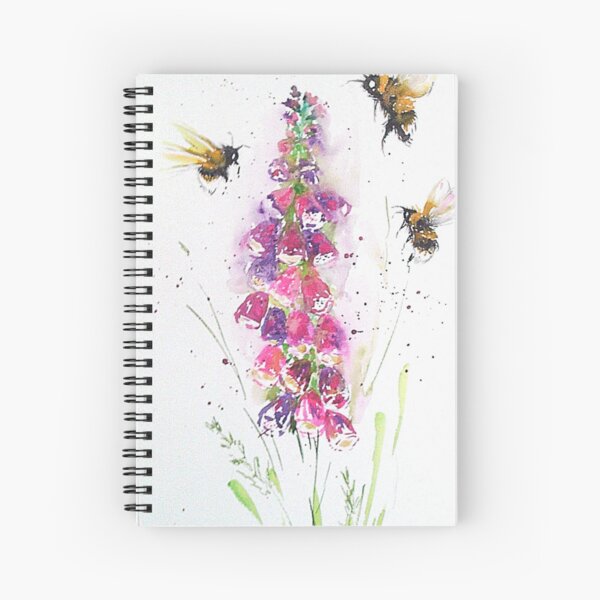 Aperçu de l'œuvre Bumble bees parmi la digitale créée et vendue par Casimirasart.