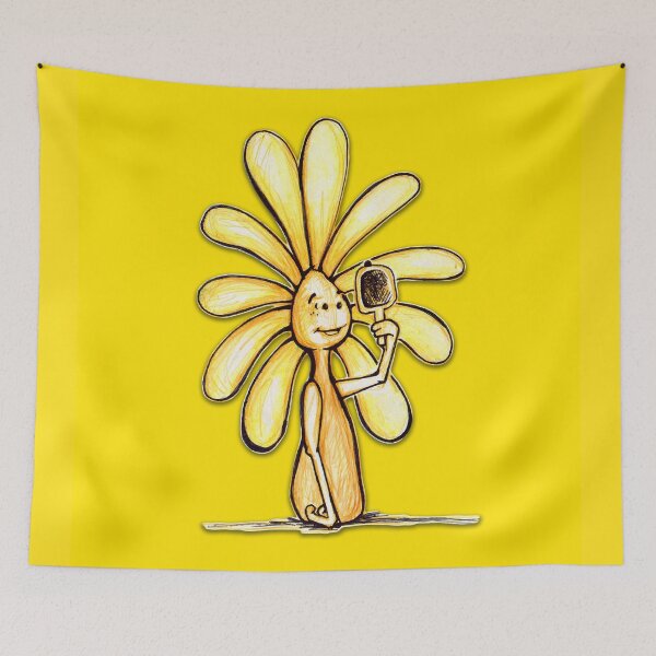 Item preview, Yellow Color Chakra Flowerkid designed and sold by renpencreations.