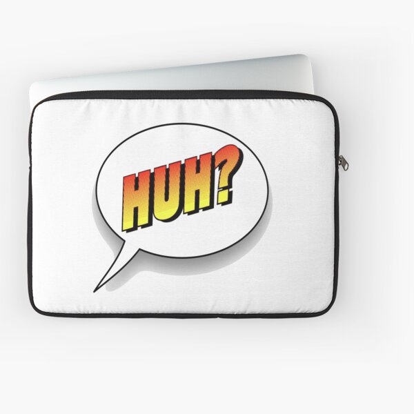 Huh Laptop Sleeves Redbubble - fop logo patch roblox