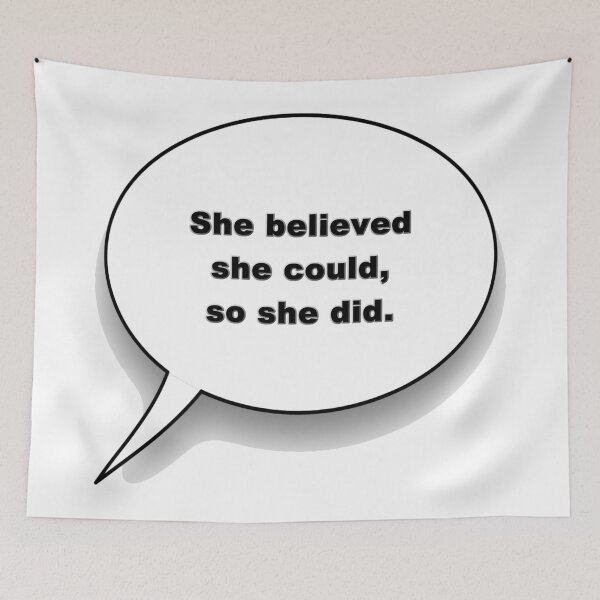 Item preview, SHE BELIEVED SHE COULD Pop Art designed and sold by Bruce ALMIGHTY Baker.