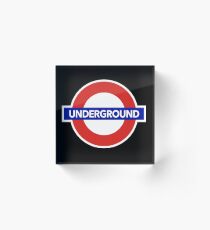 LONDON UNDERGROUND Acrylic Block