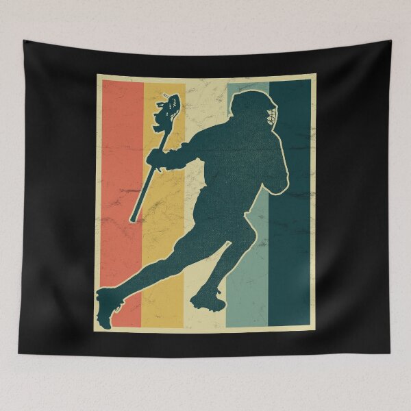 Item preview, Lacrosse Payer Silhouette on Vintage Color Palette designed and sold by fermo.