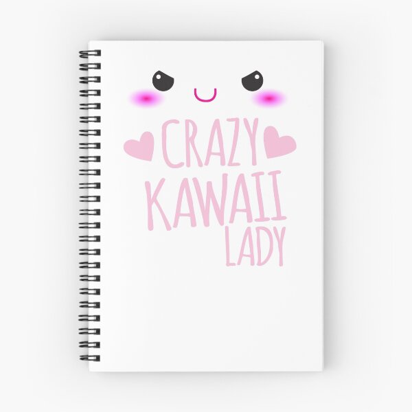 Item preview, Crazy Kawaii Lady with cute little face designed and sold by jazzydevil.