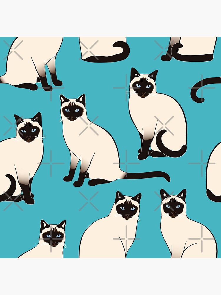 Siamese Cats - sparse pattern by nadyanadya