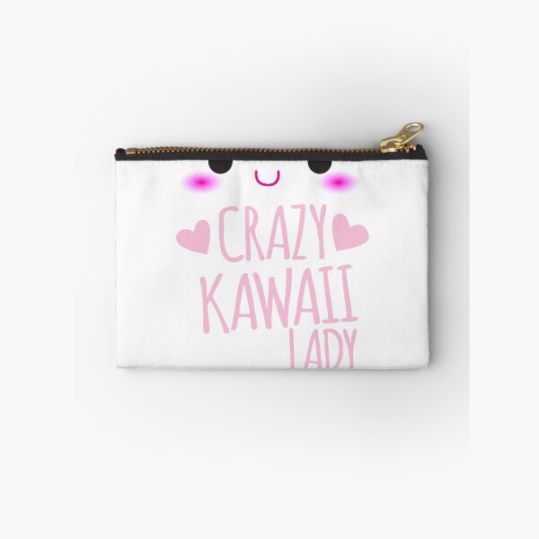 Item preview, Crazy Kawaii Lady with cute little face designed and sold by jazzydevil.