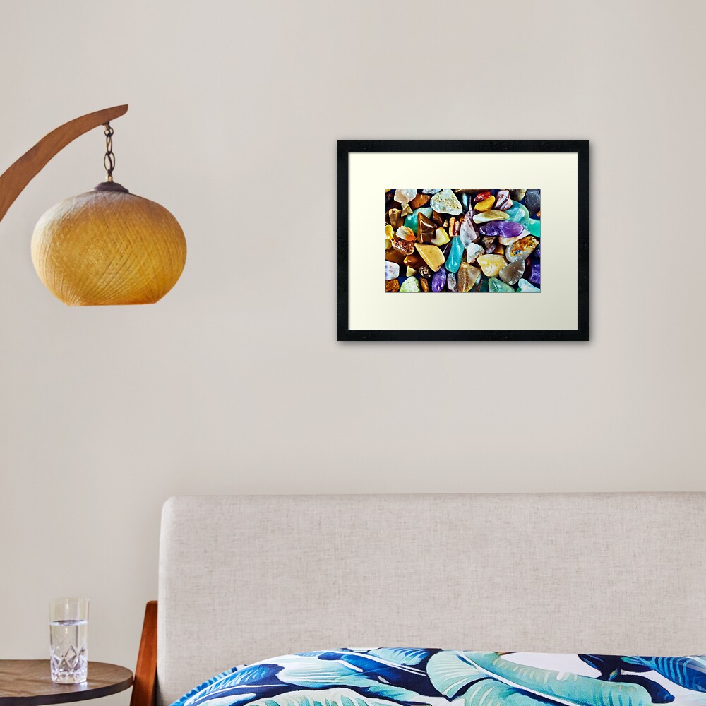 Healing Stones Framed Art Print