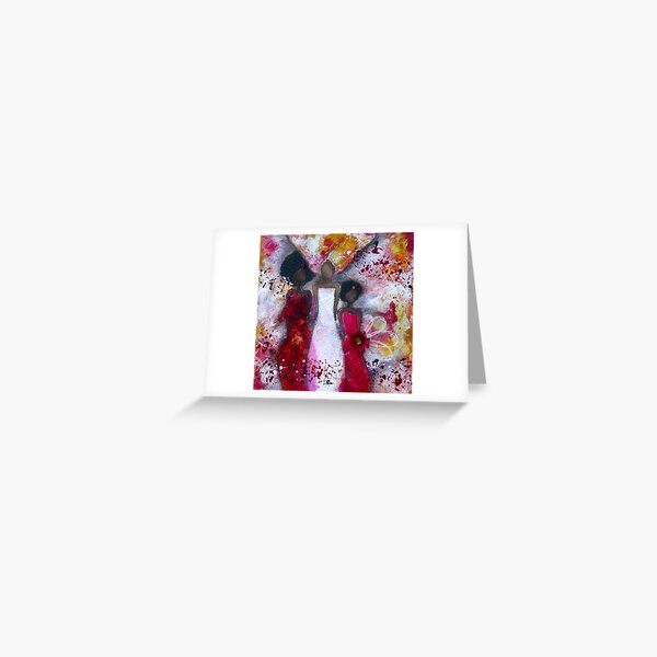 Fierce Fire Femme Greeting Card