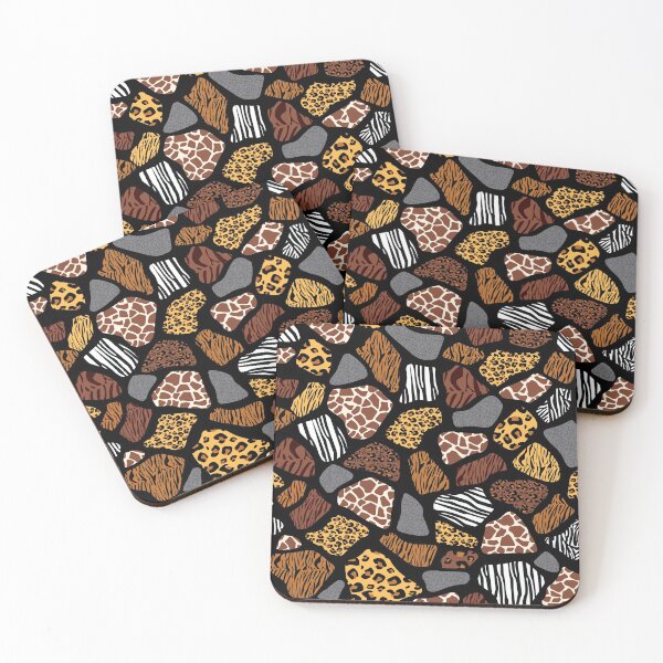 Item preview, African Wild Safari Animal Print Textures designed and sold by VintageStyle.