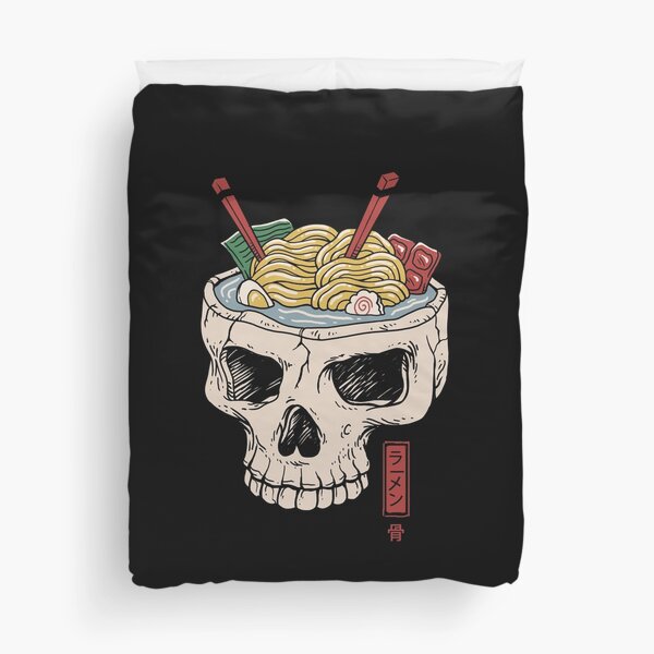 Ramen Brain Duvet Cover