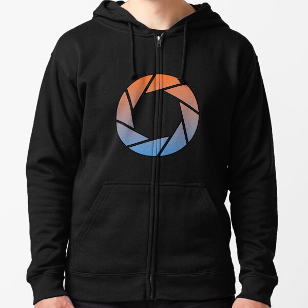 Portal- Aperture Science Gradient Zipped Hoodie