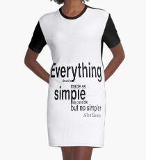 Vestido camiseta ALBERT EINSTEIN Pop Art