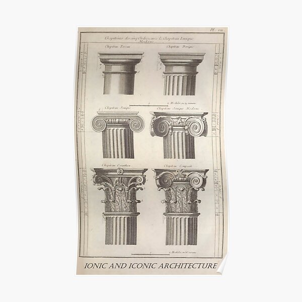 Ionic and Iconic Architecture Poster