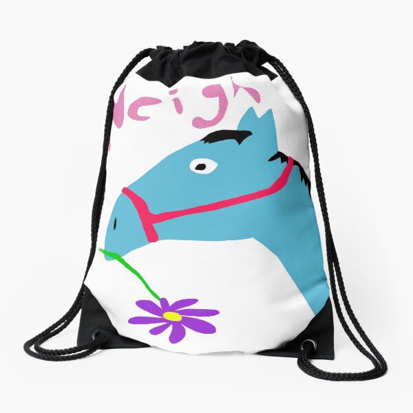 Neigh Drawstring Bag