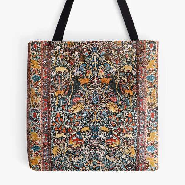 Item preview, Antique Persian Carpet Print designed and sold by Vicky Brago-Mitchell®.