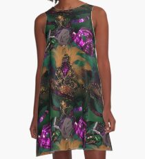Mardi Gras A-Line Dress