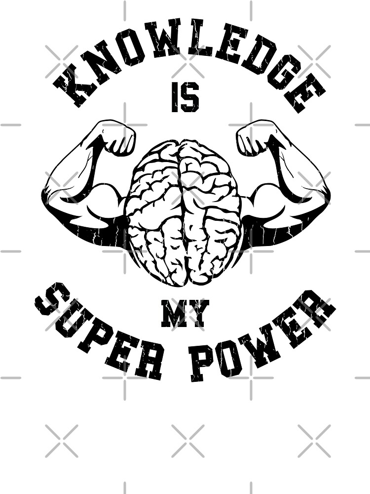 Knowledge Is My Super Power 2 Cool Teacher Gifts Baby One Piece By Oberdoofus Redbubble