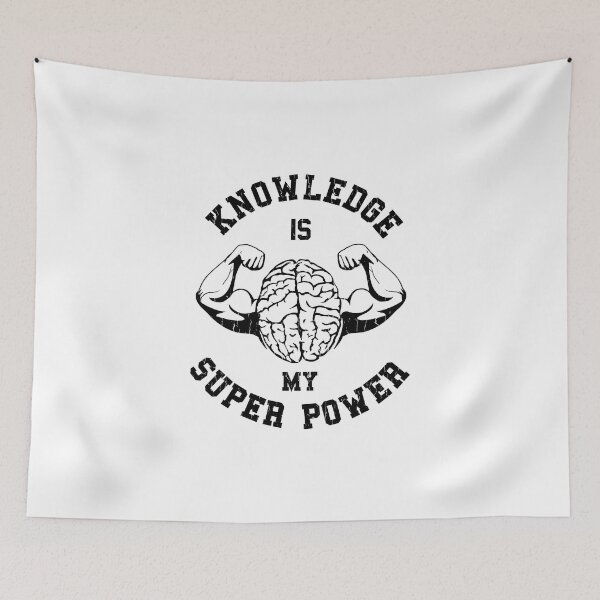 Item preview, Knowledge Is My Super Power 2 Cool Teacher Gifts designed and sold by oberdoofus.