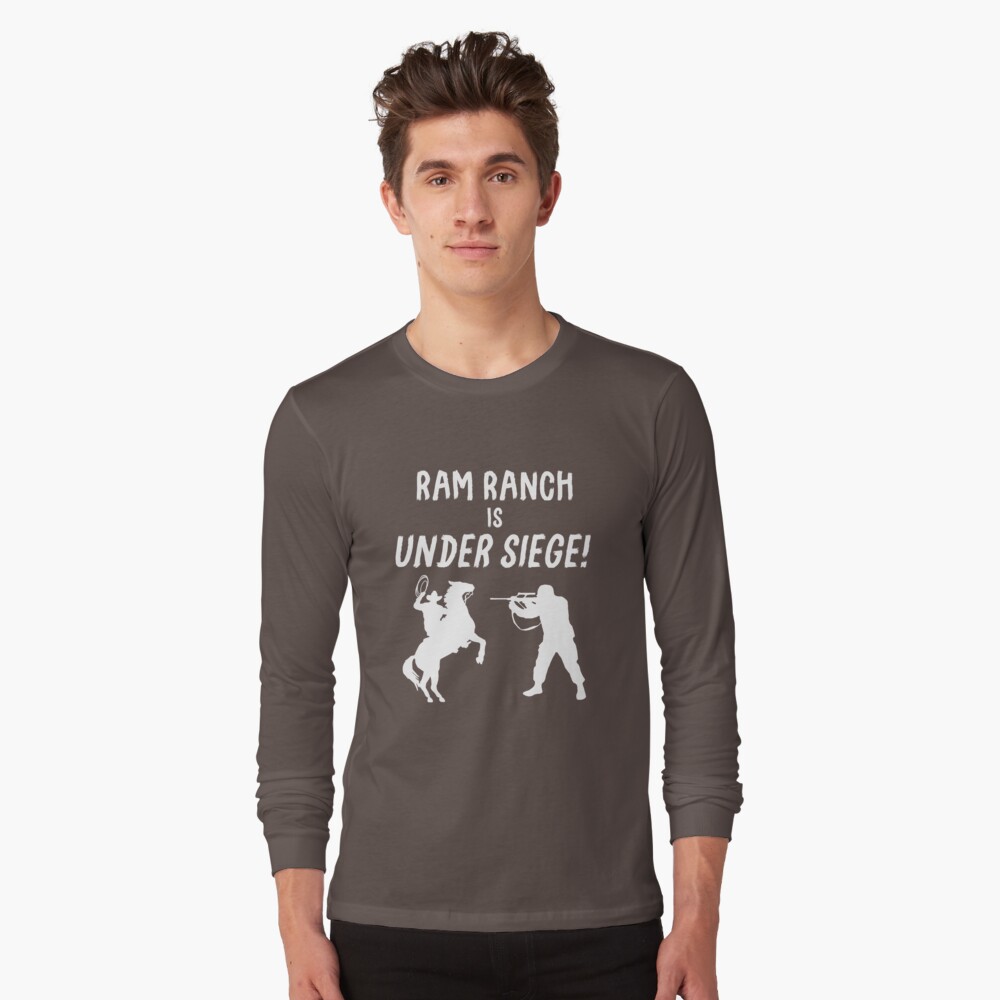 Ram Ranch Is Siege!" T-shirt for Sale by FuzzCanyon | Redbubble | ranch rocks t-shirts - ram ranch t-shirts - grant macdonald t-shirts