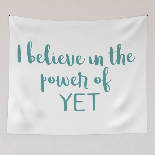 Item preview, Power of Yet designed and sold by stickersbycare.