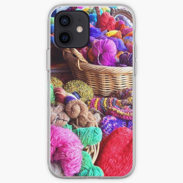 Coloured Wool Market iPhone Soft Case