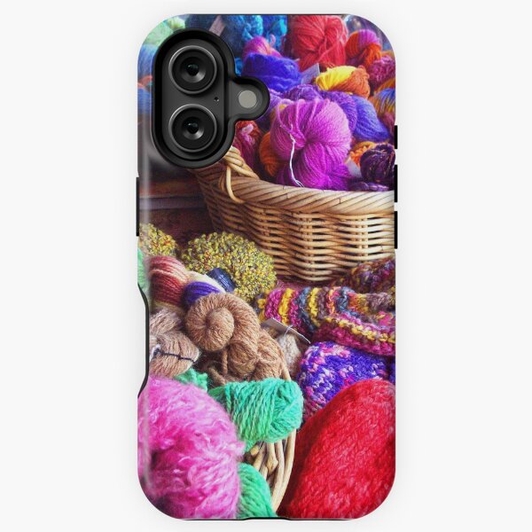 Vista previa del artículo con la obra «Mercado de lana de colores», diseñado y vendido por YouBeaut Designs.