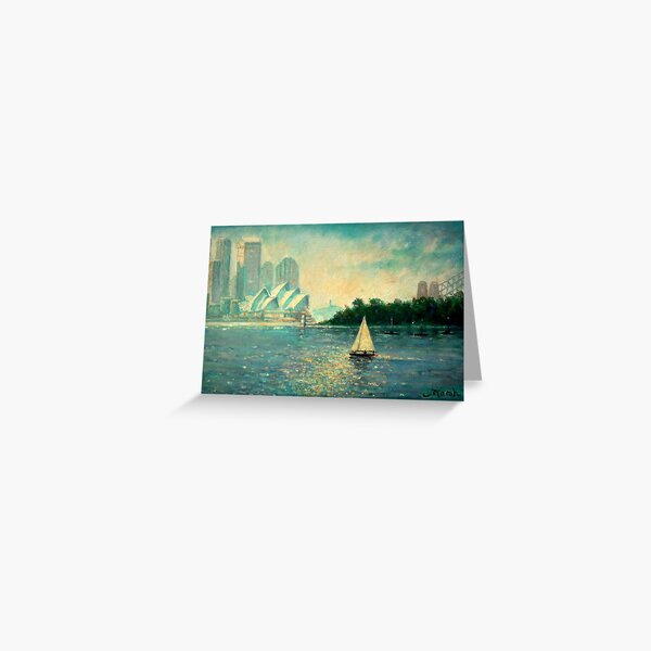 Into the Light Sydney no border Greeting Card