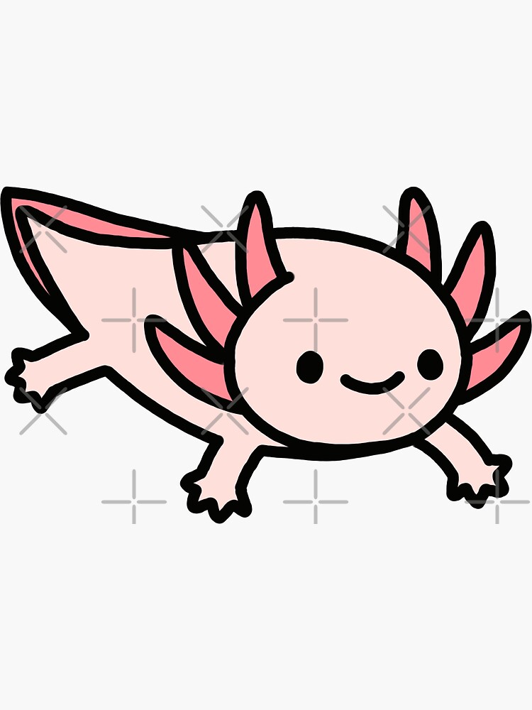 Axolotl von littlemandyart