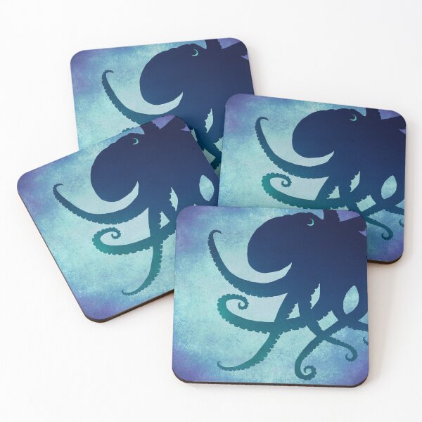 Item preview, "Indigo Mastermind" by Amber Marine ~ Octopus art, © 2016 designed and sold by Amber Marine ~ Wildlife Artist ~ © 2004-2021.