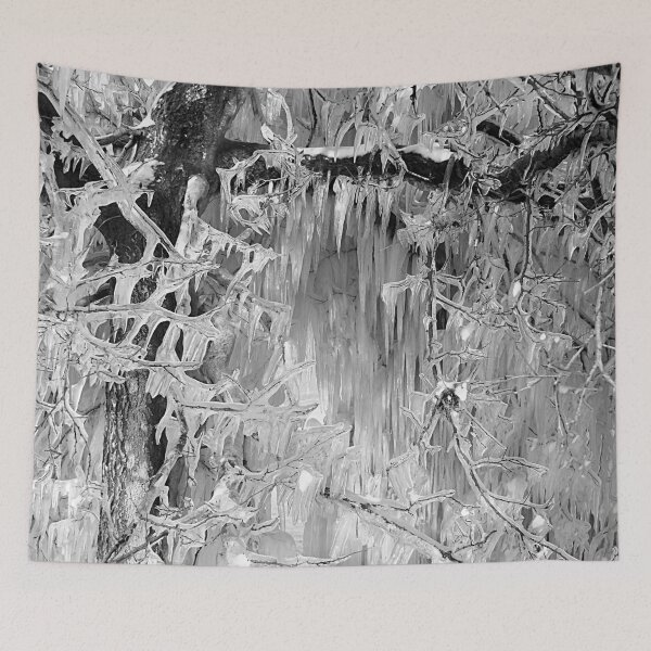 Item preview, Icy Branches Black and white designed and sold by mamamur.